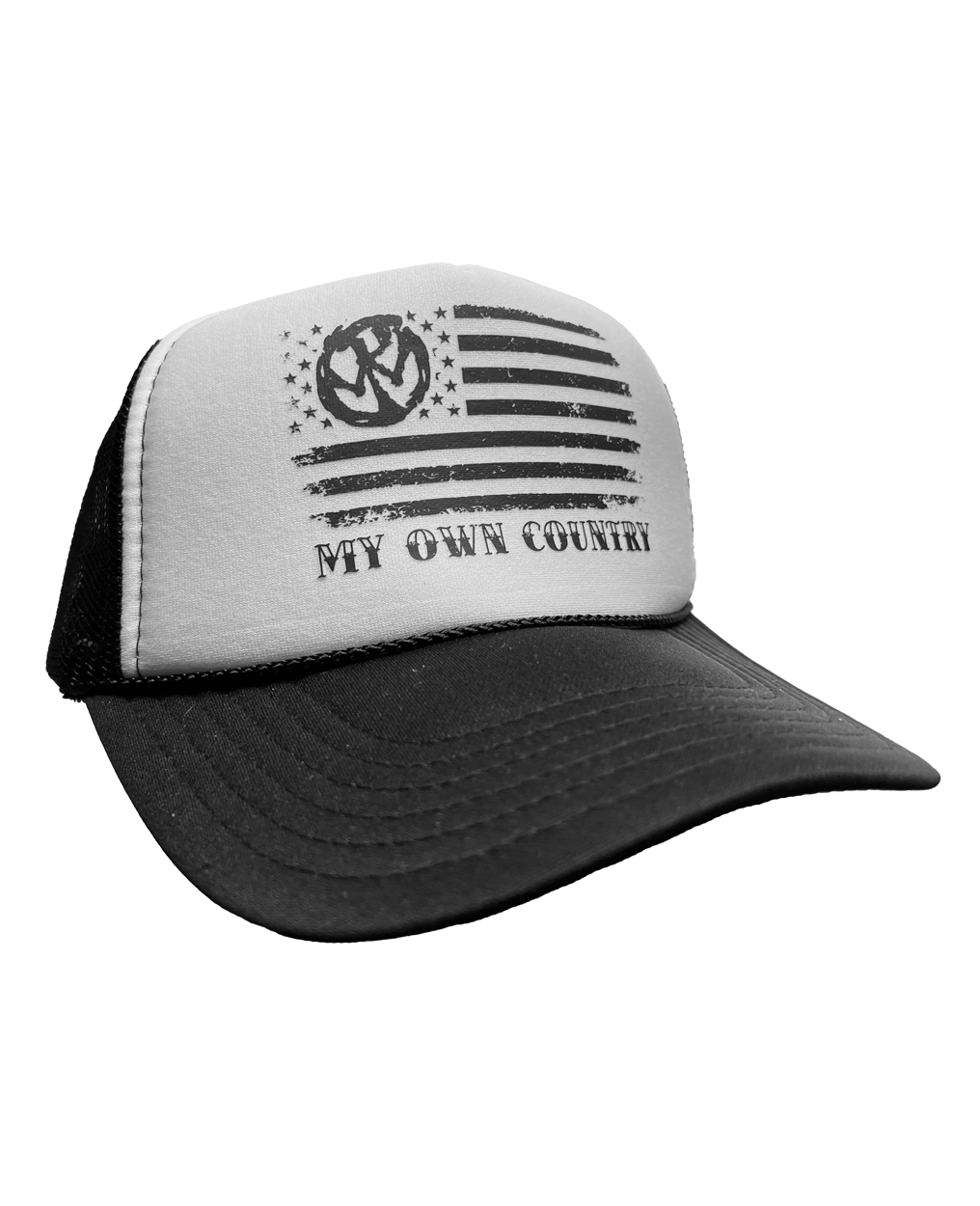My Own Country Trucker - Black/White