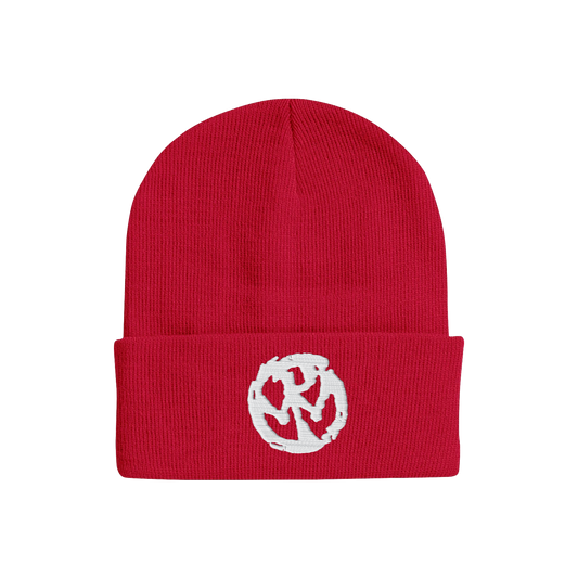 PW Circle Logo Beanie - Red