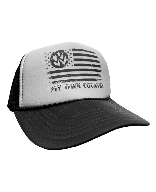 My Own Country Trucker - Black/White